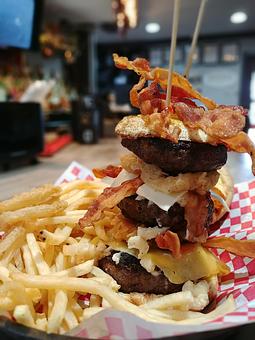 Product: Burger Challenge - Bloodhound Brew Pub and Eatery in Orlando, FL American Restaurants
