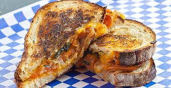 Product: grilled cheese - Blue Moon Burgers in South Lake Union - Seattle, WA Hamburger Restaurants