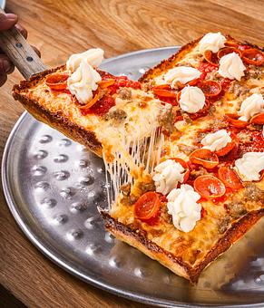 Product: Brooklyn Bridge - Detroit Style Pizza - Blue Pan Pizza in South Golden - Golden, CO American Restaurants