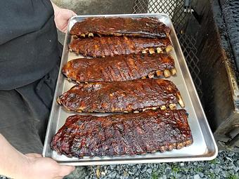 Product: Smoked BBQ Ribs - Blue Ridge BBQ & Catering in Lynchburg, VA Barbecue Restaurants