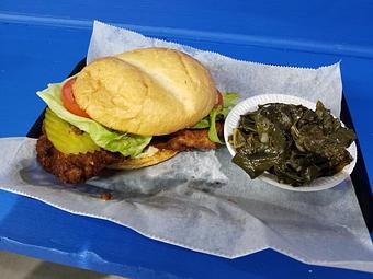 Product: Fried Pork Loin Sandwich - Blue Ridge BBQ & Catering in Lynchburg, VA Barbecue Restaurants