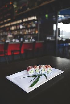 Product: Rainbow Roll - Blue Sushi Sake Grill in Dallas, TX Japanese Restaurants