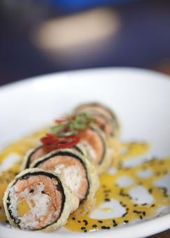 Product: Hawaiian Roll - Blue Sushi Sake Grill in Dallas, TX Japanese Restaurants