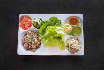 Product: Chicken Lettuce Wraps - Blue Sushi Sake Grill in Dallas, TX Japanese Restaurants