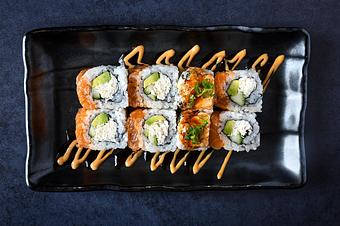 Product: Lion King - Blue Sushi Sake Grill - 144th & W. Maple Rd. in Omaha, NE Sushi Restaurants
