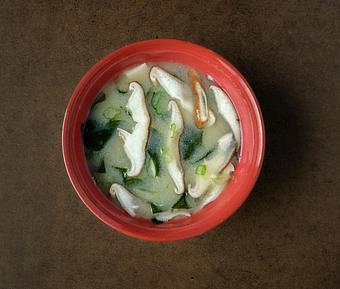 Product: Miso Soup - Blue Sushi Sake Grill - 144th & W. Maple Rd. in Omaha, NE Sushi Restaurants