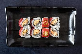 Product: Spanish Fly - Blue Sushi Sake Grill - 144th & W. Maple Rd. in Omaha, NE Sushi Restaurants