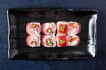 Product: Pretty in Pink - Blue Sushi Sake Grill - 144th & W. Maple Rd. in Omaha, NE Sushi Restaurants