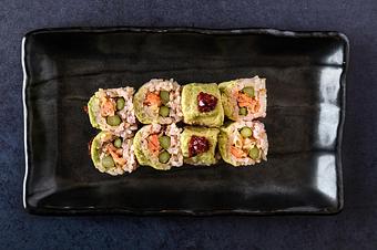 Product: Eden Roll - Blue Sushi Sake Grill - 144th & W. Maple Rd. in Omaha, NE Sushi Restaurants