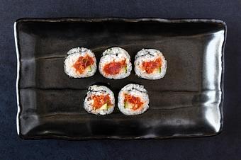 Product: Spicy Tekka - Blue Sushi Sake Grill - 144th & W. Maple Rd. in Omaha, NE Sushi Restaurants