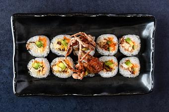 Product: Spider Maki - Blue Sushi Sake Grill - 144th & W. Maple Rd. in Omaha, NE Sushi Restaurants