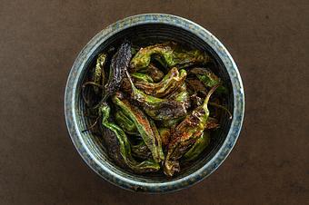 Product: Shishito Peppers - Blue Sushi Sake Grill - 144th & W. Maple Rd. in Omaha, NE Sushi Restaurants