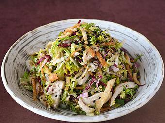 Product: Chicken Crunch Salad - Blue Sushi Sake Grill - 144th & W. Maple Rd. in Omaha, NE Sushi Restaurants
