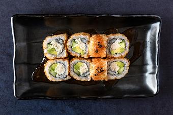 Product: Crunchy L.A. - Blue Sushi Sake Grill - 144th & W. Maple Rd. in Omaha, NE Sushi Restaurants