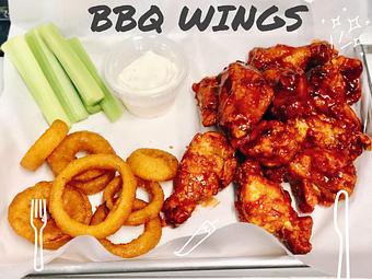 Product: 10 pieces combo with Onion - Boba Wings in Antioch, CA Wings Restaurants