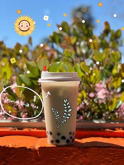Product: Jasmin Milk Tea - Boba Wings in Antioch, CA Wings Restaurants