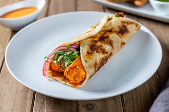Product: Wrap: Cheese Paneer - Bombay Eats / Wraps in Streeterville - Chicago, IL Gluten Free Restaurants