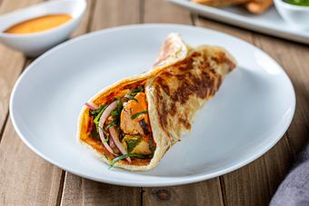 Product: Wrap: Chicken Tikka - Bombay Eats / Wraps in Streeterville - Chicago, IL Gluten Free Restaurants