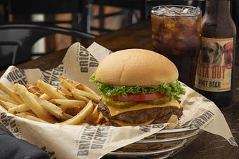 Product: DOUBLE BRICKTOWN BURGER - Bricktown Brewery in Fort Smith, AR American Restaurants