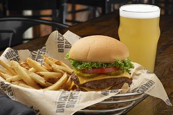 Product: DOUBLE BRICKTOWN BURGER - Bricktown Brewery in Oklahoma City, OK American Restaurants