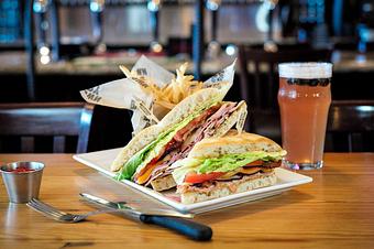 Product: BRICKTOWN CLUB SANDWICH - Bricktown Brewery in Oklahoma City, OK American Restaurants