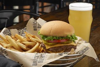 Product: DOUBLE BRICKTOWN BURGER - Bricktown Brewery in Tulsa, OK Bars & Grills