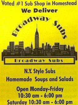 Product - Broadway Subs in Homestead, FL American Restaurants