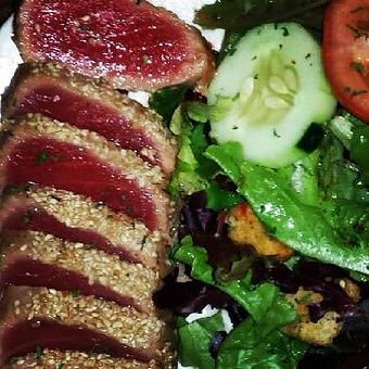 Product: Sesame Crusted Seared Ahi Tuna - Brooklyn Pub in Brooklyn, NY American Restaurants