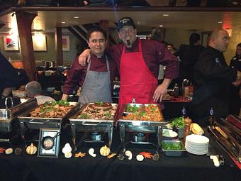 Product: Chef Philip Meoli & Chef Miguel Marquez at the Iron Skillet Cook-off October 2013 - Brooklyn Pub in Brooklyn, NY American Restaurants