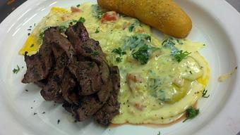 Product: Buffalo Tips Pasta - Buffalo Jump Saloon and Steakhouse in Beulah, WY American Restaurants