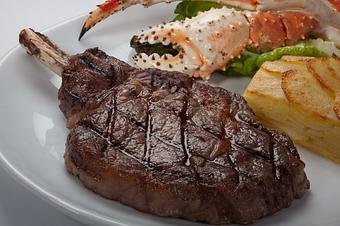 Product: Rib Eye & King Crab - Bully's East Prime Bistro Sports Bar in San Diego, CA Restaurants/Food & Dining