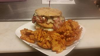 Product: Oink and cluck sammy - Bumps Grill Tavern in Sheboygan, WI Bars & Grills