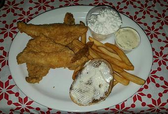 Product: Deep fried perch plate - Bumps Grill Tavern in Sheboygan, WI Bars & Grills