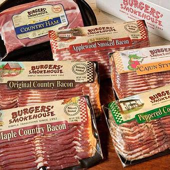 Product: Bacon Connoisseurs Sampler - Burgers' Smokehouse in California, MO Restaurants/Food & Dining