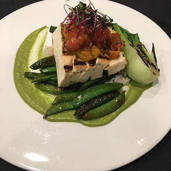 Product: A seasonal vegetarian dish - Burlingame in Historic District - Fernandina Beach, FL American Restaurants