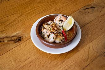 Product: gambas al ajillo - Cafe Ba-Ba-Reeba! in Lincoln Park - Chicago, IL Gluten Free Restaurants