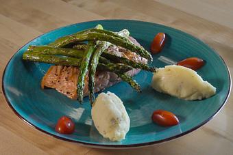 Product: Fresh Caught Salmon - Cafe Gabbiano in Siesta Key - Sarasota, FL Italian Restaurants