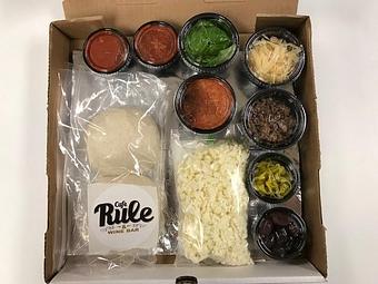 Product: Pizza Rules Dinner Kit - Cafe Rule & Wine Bar in Viewmont - Hickory, NC American Restaurants