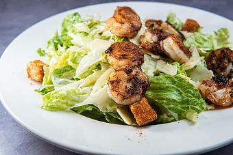 Product: Caesar Salad Add Grilled Gulf Shrimp - Cal's Wood-Fired Grill & Wine Bar in West Springfield, MA Bars & Grills