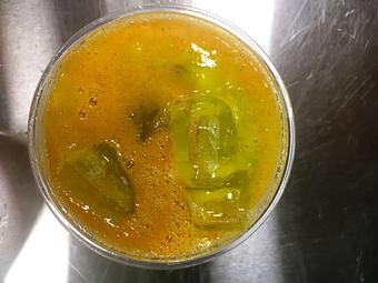 Product: Mango Ginger Slushy Bucha - Canihaveabite in Plaza - Kansas City, MO Health Food Restaurants
