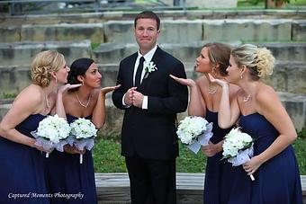 Product: Having two photographers at weddings allows us to focus equally on the bride and groom. - Captured Moments Photography in MANHATTAN, KS Misc Photographers