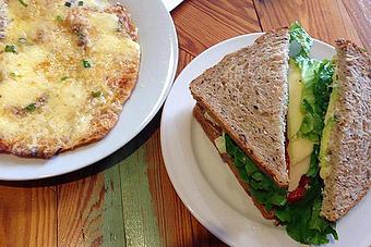 Product: Veggie King Sandwich and a Plain Banquette Bread - Carmo in Warehouse District - New Orleans, LA Vegan Restaurants