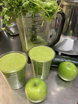 Product: GREEN APPLE, PINEAPPLE, CELERY AND SPINACH AND ORANGE - Casa Fresh Mexican Grill & Burgers in Fullerton, CA Hamburger Restaurants