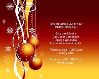 Product - Centonove in Los Gatos, CA Italian Restaurants