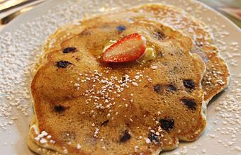 Product: Chocolate Chip Pancakes - Characters Cafe in Cranston, RI Cafe Restaurants