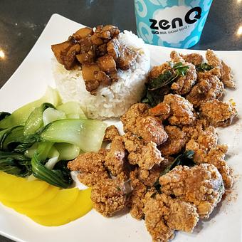 Product: Crispy Chicken Rice - Chatime & ZenQ in RICHARDSON - Richardson, TX Dessert Restaurants