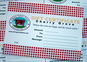 Product: Give a gift of flexibility... - Cherry Grove Farm in Lawrence Township, NJ Food & Beverage