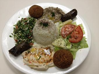 Product: Vegetarian Combination - Chez Ali Mediterranean Grill in University Hills - Denver, CO Diner Restaurants
