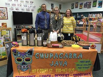 Product: Quincy at Coffee with the Superintendent for SISD - Chupacabra Java in Seguin, TX Delicatessen Restaurants