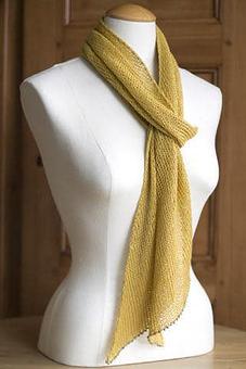 Product: Linen Bias Scarf Project - Churchmouse Yarns & Teas in Bainbridge Island, WA Sewing & Yarn Supplies